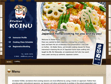 Tablet Screenshot of koinu.com.sg